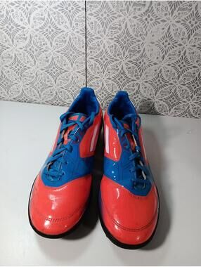 Adidas V21317 Soccer Cleats Shoes F50 Adizero Orange Blue Size 9